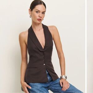 Reformation Alistair Vest. NWOT.